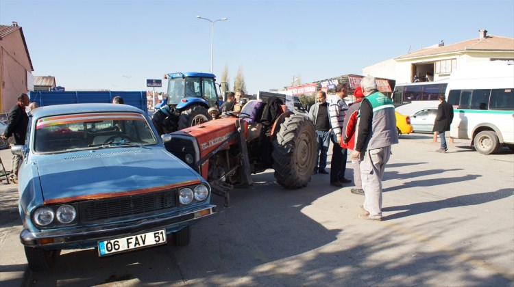 Çubuk’ta trafik kazası: 1 yaralı