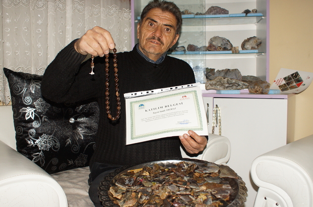 Kamyon şoförünün "Çubuk Agat Taşı" koleksiyonu