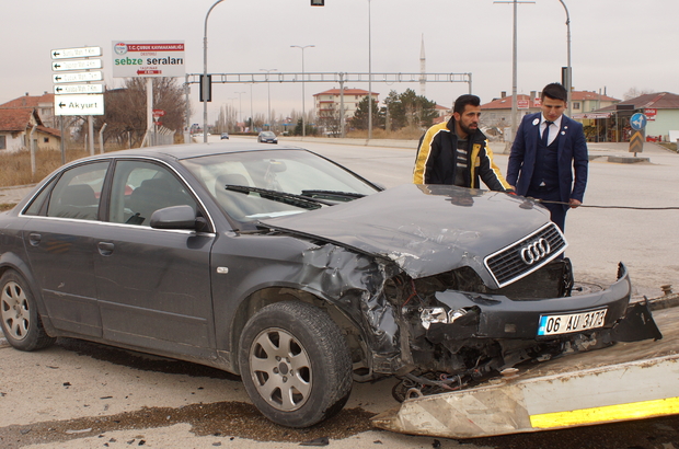 Çubuk'ta trafik kazası: 2 yaralı