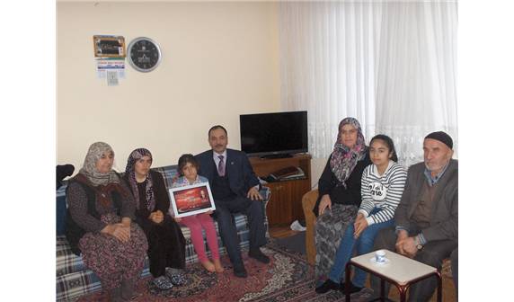 Çubuk'ta Şehit Çam'ın Ailesine Ziyaret