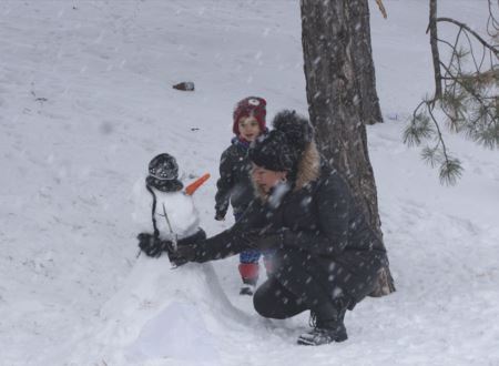 Çubuk'ta Kar Keyfi