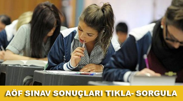AÖF sınav sonuçları açıklandı!