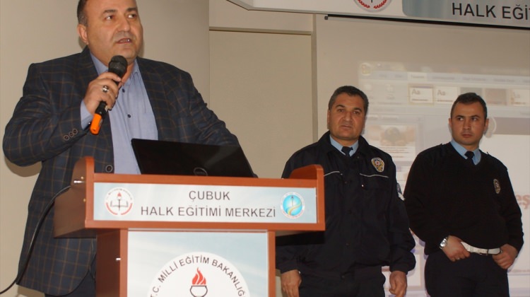 Çubuk’ta okul servis şoförleri bilgilendirildi