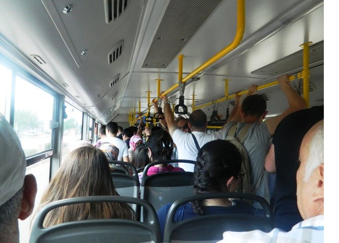 Çubuk'ta toplu taşıma araçlarında emniyet denetimi