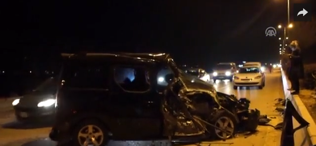 Çubuk'ta trafik kazası: 2 yaralı