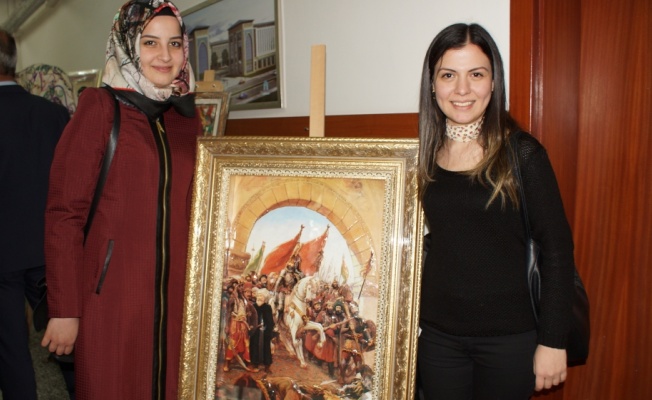 Üniversite öğrencilerinden "rölyef" sergisi