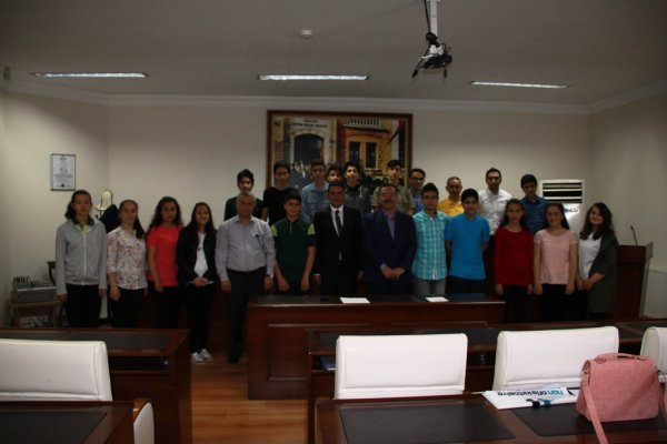 Başkan Acehan, Teog birincilerini kabul etti