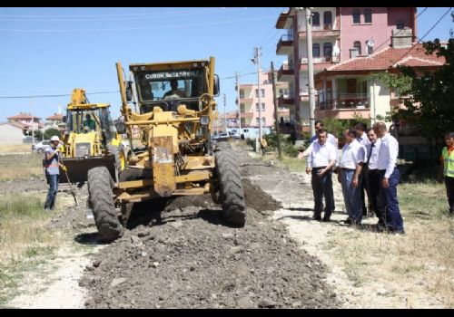 Çubuk'ta yol ve inşaat çalışmaları denetlendi