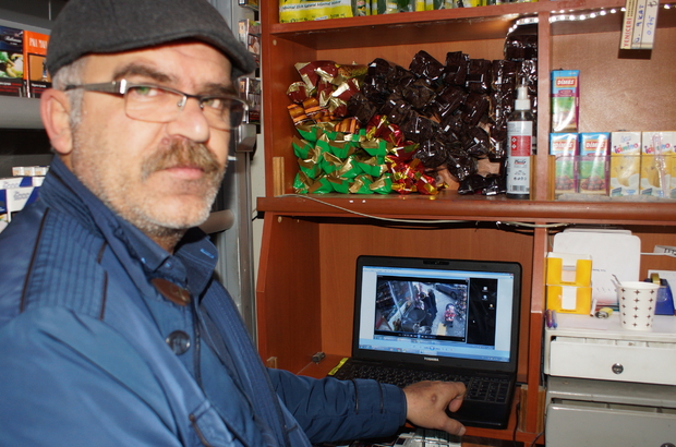 Dondurma Hırsızlığı Güvenlik Kamerasında