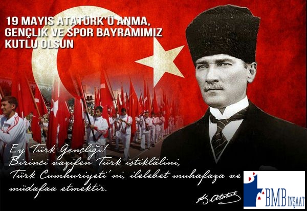 İşadamı Yüksek İnşaat Mühendisi Bülent Mumcu’nun 19 Mayıs Mesajı