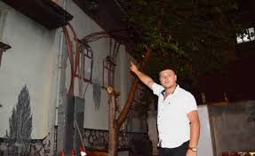 Elektrik Trafosuna Yıldırım İsabet Etti