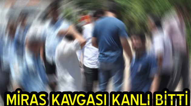 Miras kavgası: 2 yaralı