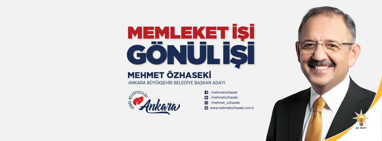 Ankara Büyükşehir Belediye Başkan Adayı Mehmet Özhaseki