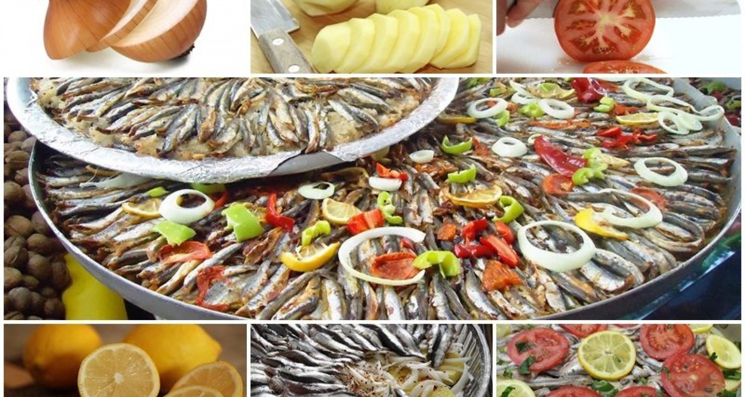 Hamsi Buğulama ve Yanında Turşu