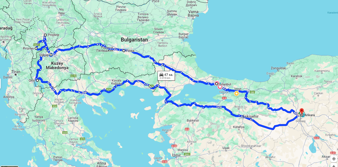 CEMALETTİN SÖĞÜT: BALKANLARDA OSMANLI ŞEHİRLERİ SEYEHATİ ( GEZİ N O T L A R I )-1