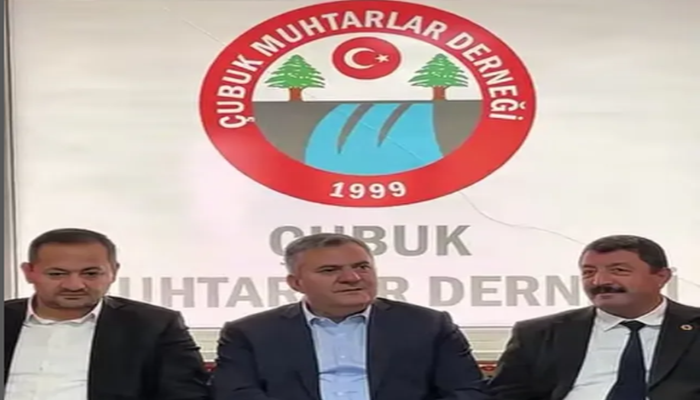 Çubuk Muhtarlar Derneği’ne Hayırlı Olsun Ziyareti