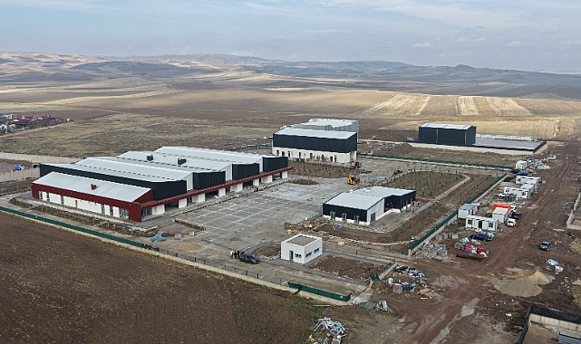 Çubuk'taki "Ürün İşleme Tesisi" hızla yükseliyor