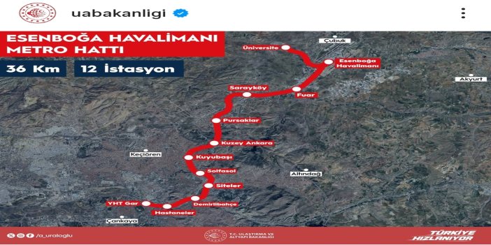 Esenboğa Metrosu İçin Geri Sayım Başladı