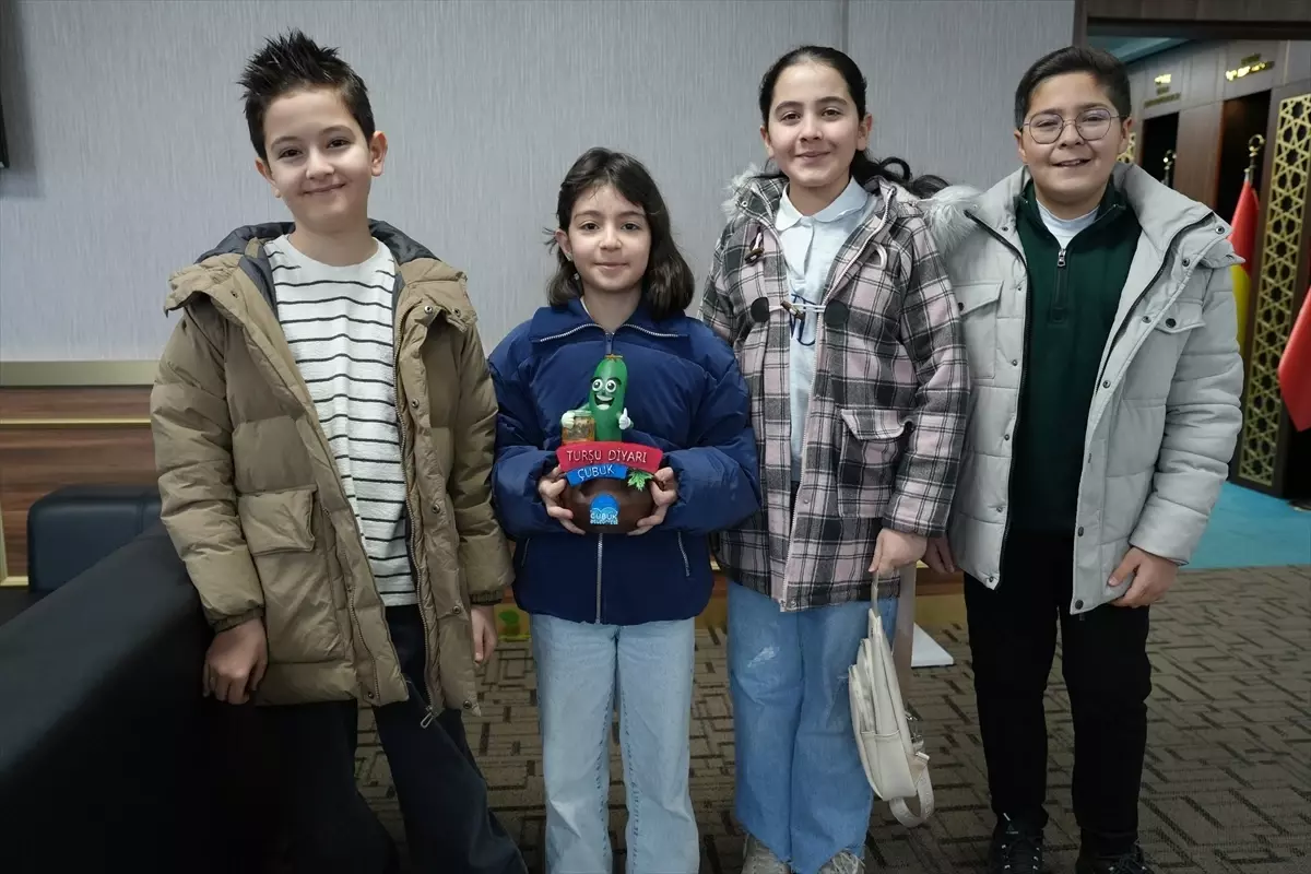 Çubuk'ta BİLSEM öğrencileri ilçenin yerel ve turistik değerlerini maketleştiriyor