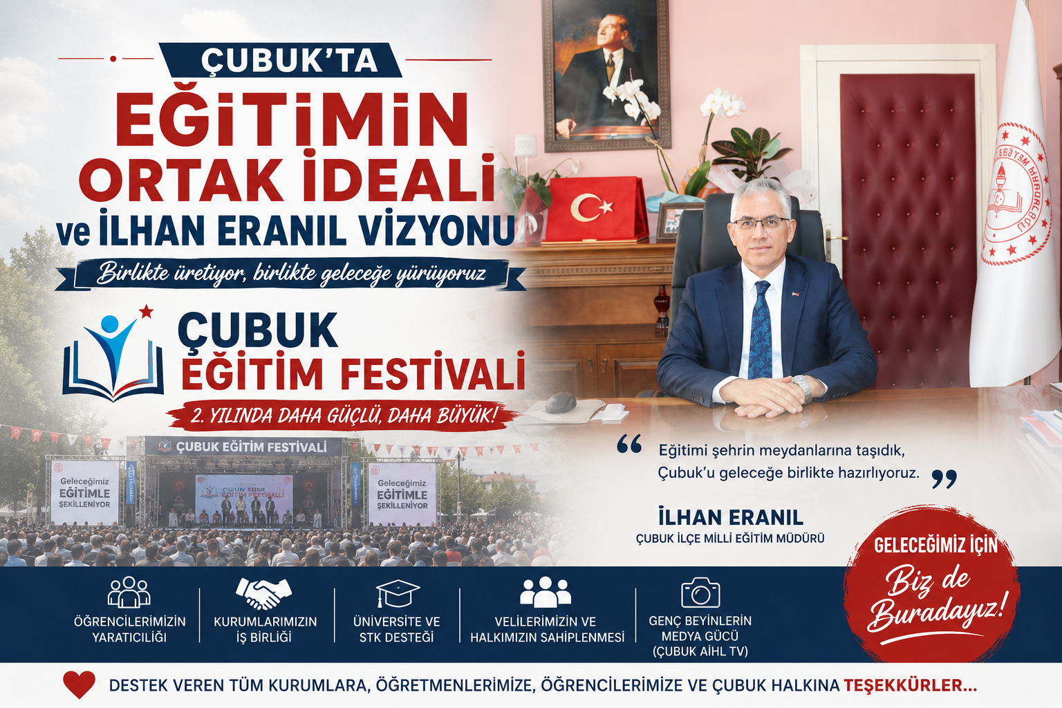 Çubuk’ta Eğitimin Ortak İdeali ve İlhan Eranıl Vizyonu