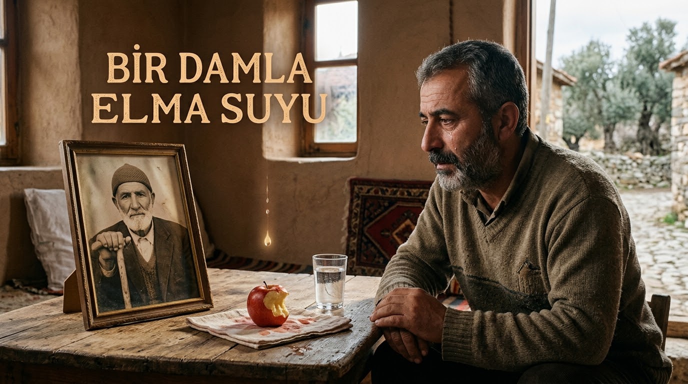 Bir damla elma suyu