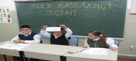 Yıldırım Beyazıt İlköğretim Okulunda Seçim Heyecanı
