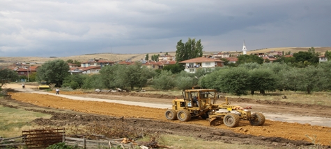 Çubuk’ta Sokaklar Genişletiliyor