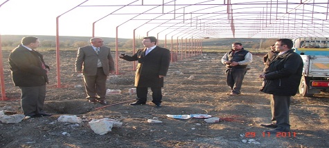 Çubuk'ta Sera İhalesi Yapıldı