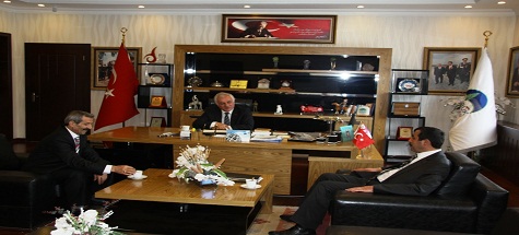 MHP İlçe Teşkilatı Başkan Özden’i Makamında Ziyaret Etti