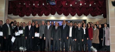 Başarılı çiftçiler sertifikalarını aldı