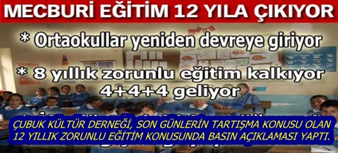 Çubuk Kültür Derneğinden Basın Açıklaması