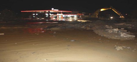 Çubuk'ta Dere Taştı