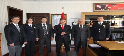 İlçe Emniyet Teşkilatından Başkan Özden’e Ziyaret