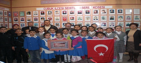 Çubuk'ta Öğrencilerden Şehit Ailelerine Anlamlı Bağış