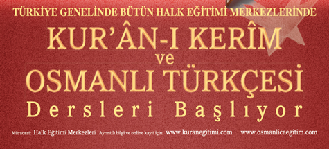 OSMANLICA DERSLERİ BAŞLIYOR