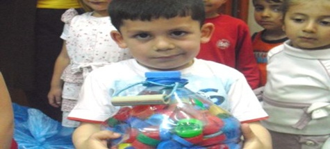 Öğrenciler, Engelliler İçin Mavi Kapak Topladı