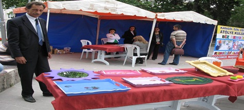 Rehabilitasyon Merkezi Öğrencilerinden Yıl Sonu Sergisi