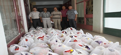 TİCARET BORSASINDAN TERÖR MAĞDURLARINA ERZAK YARDIMI‏