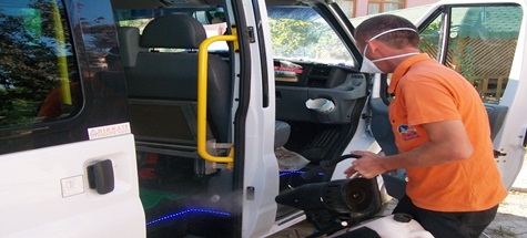 Okul Servisleri İlaçlandı