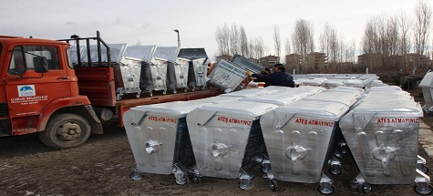 Belediyeden 400 Yeni Çöp Konteynırı