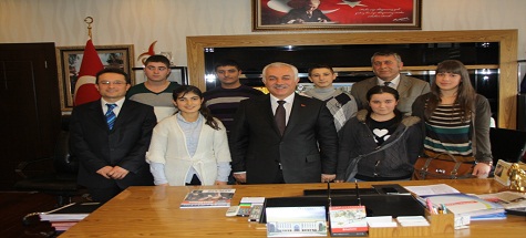 Almanya’ya Gidecek Öğrencilerden Ziyaret