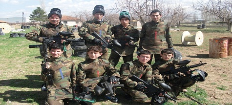 Çubuk’ta Paintball Heyecanı
