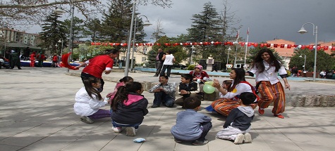 Çubuk’ta Çocuk Oyunları Şenliği Yapıldı