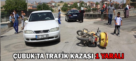 Çubuk'ta Trafik Kazası: 1 Yaralı