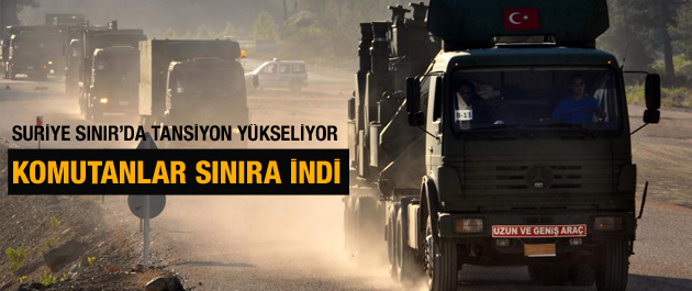 Komutanlar sıfır noktasına indi!