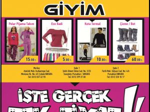 Kaçırılmayacak Fiyatlar Burgazlar Giyimde