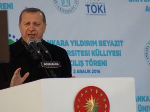 Yıldırım Beyazıt Üniversitesi Merkez Çubuk Külliyesi açılış töreni